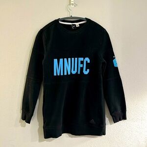 Adidas black Minnesota United FC sweatshirt, size S